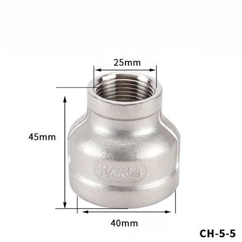 Edelstahl Reduzierung Innengewinde Fittings Rohrverbinder Doppelnippel Adapter - Picture 29 of 31