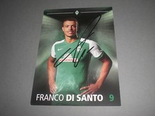 Franco di Santo Werder Bremen signiert signed Autogramm auf Autogrammkarte