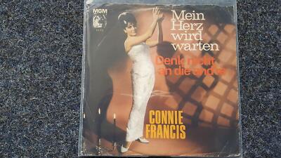 7'' Single Vinyl Connie Francis - Mein Herz wird warten/ Denk nicht an die and're