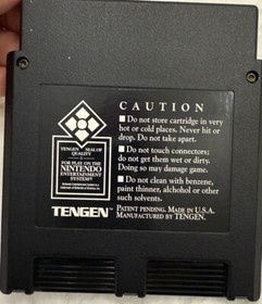 Gauntlet Nintendo NES With & Manual Black Cartridge