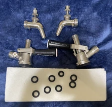 USED - 2 Tap Draft Beer Kegerator Kit! DIY DUAL - ONE OR TWO KEGS - WITH TSTAT!!