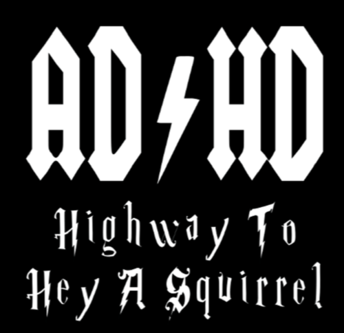 ADHD, Vinyl Car Decal, sticker, Rock, Vinyl - Afbeelding 1 van 2