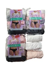 17 NEW - Hanes 2xl Cotton Blend Panties Tagless Bikinis Breathable - Open Box