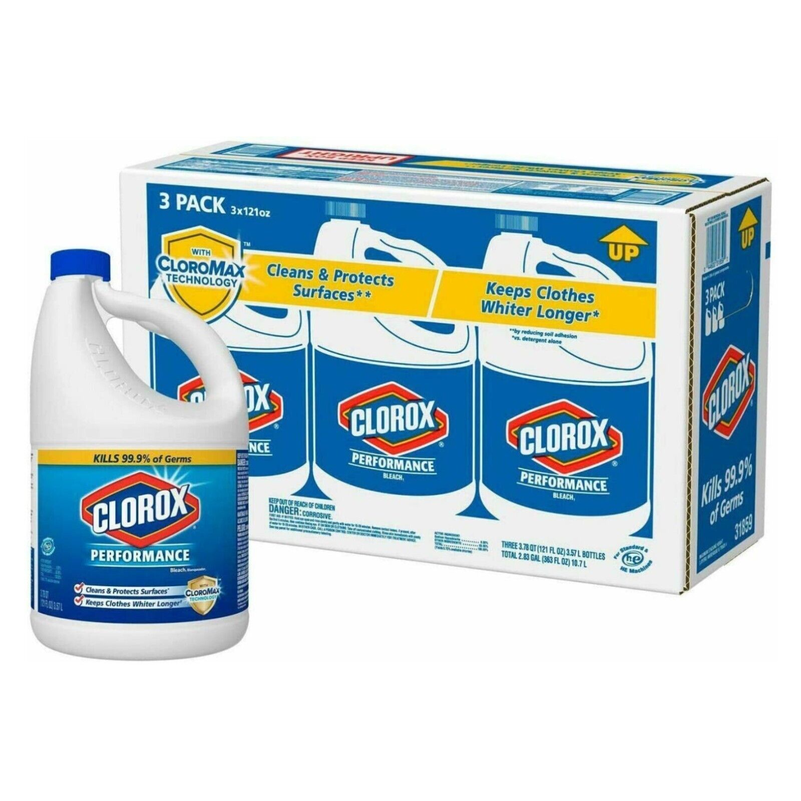 Clorox® Disinfecting Bleach with CLOROMAX® – Concentrated Formula