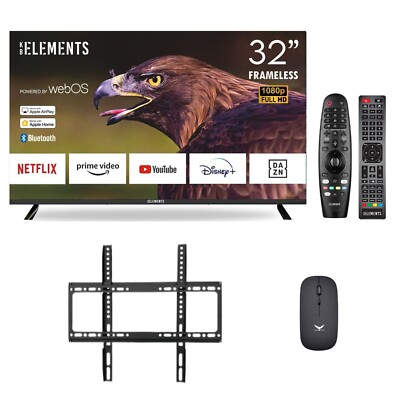 KB ELEMENTS Smart Fernseher 32 zoll,WebOS Betriebssystem,Magic Remote