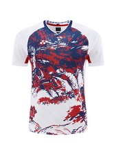 2024 New Men badminton T-Shirts tennis clothes Polyester Breathable Sport Tops
