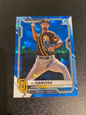 2021 Bowman Chrome Sapphire Yu Darvish San Diego Padres