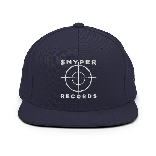 Classic Snyper Records Logo (White Logo) SNAPBACK Hat - NEW - Picture 12 of 14