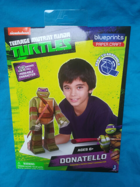Teenage Mutant Ninja Turtles Nickelodeon Donatello Papier Basteln Kreativ NEU Teenage Mutant Ninja Turtles Nickelodeon Donatello Papier Basteln Kreativ NEU
