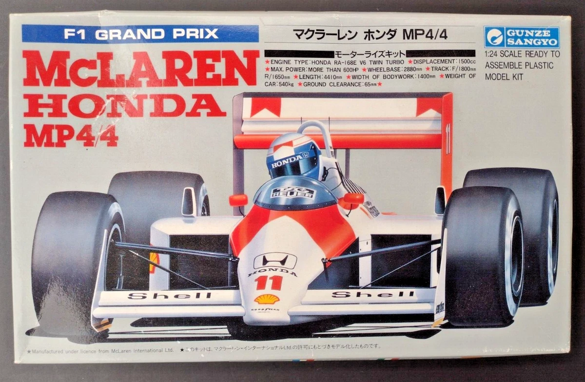 1988 Gunze Sangyo F1 Grand prix McLaren Honda MP4/4 - 1:24 Scale 