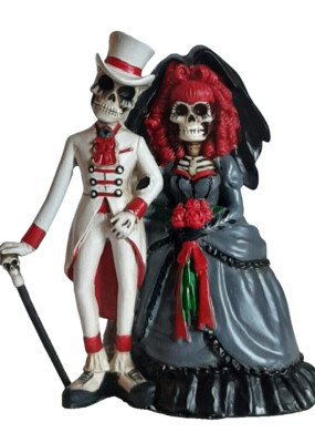 Day of the Dead Skeleton Couple Gothic Wedding Summit Collection 2010