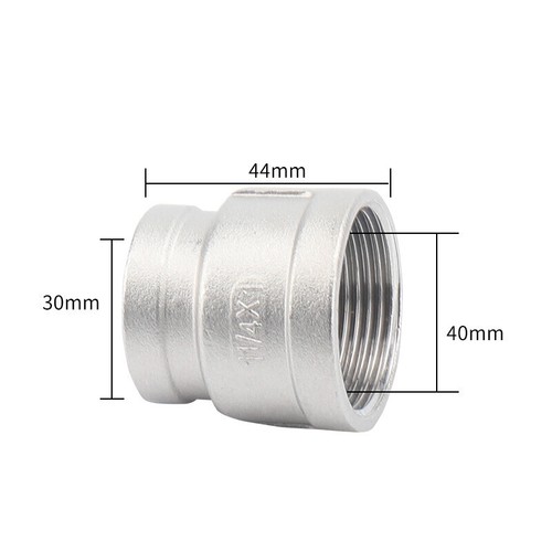 BSP Stainless Reducing Bushes Stainless Steel Pipe Fittings Female Connector - Picture 15 of 23
