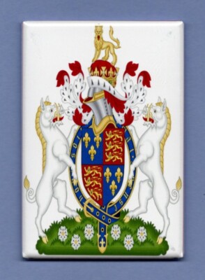 RICHARD III *2X3 FRIDGE MAGNET* KING OF ENGLAND HOUSE OF YORK PLANTAGENET ROSES