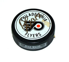 Brad Marsh Philadelphia Flyers Autographed Hockey Puck  A3871