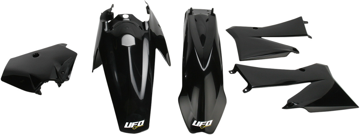 Kit plastique UFO noir KTM SX 85 06-12 carénage moto cross complet