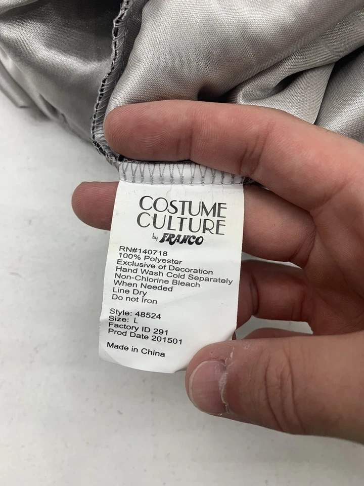 Franco Womens Black Sparkle Flapper Costume Dress Size Large - Image 3 of 4