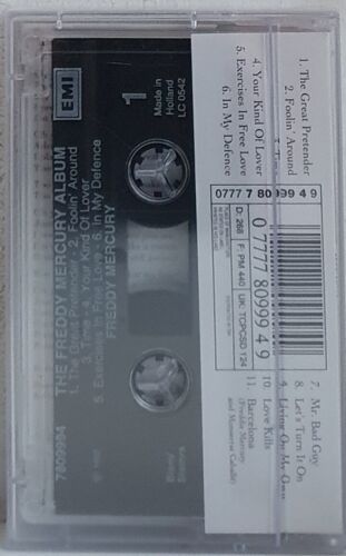 FREDDIE MERCURY - THE ALBUM, CASSETTE, NEW SEALED, MADE IN HOLLAND - Picture 2 of 2