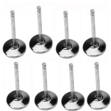 Enginetech Stainless Swirled Polished Exhaust Valves SBC 350 1.600" Undercut