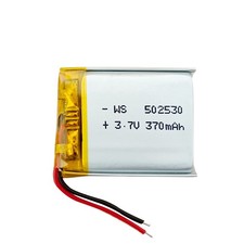 3.7V 370mAh Lipo Polymer Rechargeable Battery For MP3 Bluetooth GPS 502530