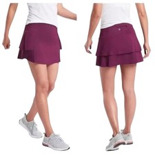 Athleta Momentum Skort Large Purple Tennis Pickleball Athletic Golf Activewear