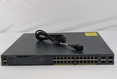 Cisco Catalyst 2960-X WS-C2960X-24PS-L 24 Port Gigabit PoE SFP Managed Switch