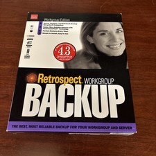 Vintage Dantz Retrospect Workgroup Backup V4.3 Macintosh With Box