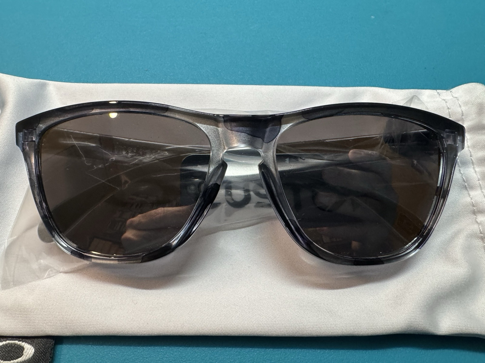 BNIB OAKLEY CUSTOM FROGSKINS INK SPILL COLLECTION X 3 BLACK, BLUE & RED (RARE) image 6