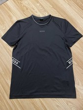 Image of Men’s black HUGO BOSS Activewear T-shirt- Slim Fit S 