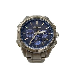 SEIKO Solar watch analog BLU SLV 8B92-0AB0