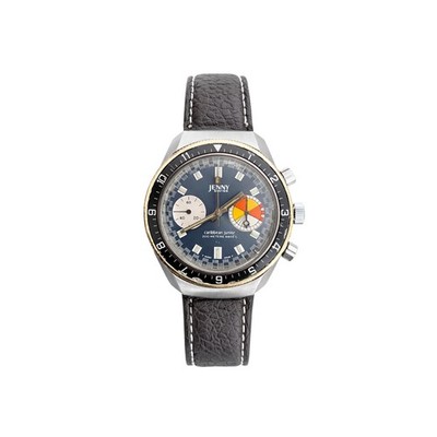Jenny (Swiss) Caribbean Junior 200m Dive Chronograph, Dual-Register Dial, 1960s
