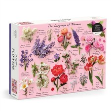 LANGUAGE OF FLOWERS 1000 PC PUZZLE by Galison Non-book item Self Help Business
