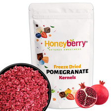Freeze Dried Pomegranate | 100% Natural Whole Kernels, No Added Sugar