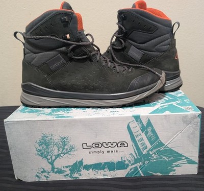 Lowa Malta GTX Mid Boots Mens Size 10 Gray Gore Tex Waterproof Hiking