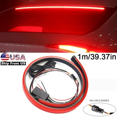 Car Led Third Brake Light Strip with Sequential Turn Signal Stop Light Lamp Red
