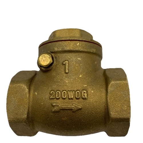 1” Lead Free Brass Swing Check Valve Female NPT X Female NPT #G31{26}