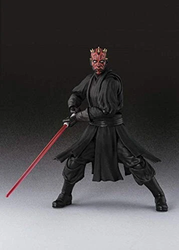 Boneco de ação S.H.Figuarts Star Wars Darth Maul 140mm PVC ABS Bandai Japão presente - Imagem 4 de 4