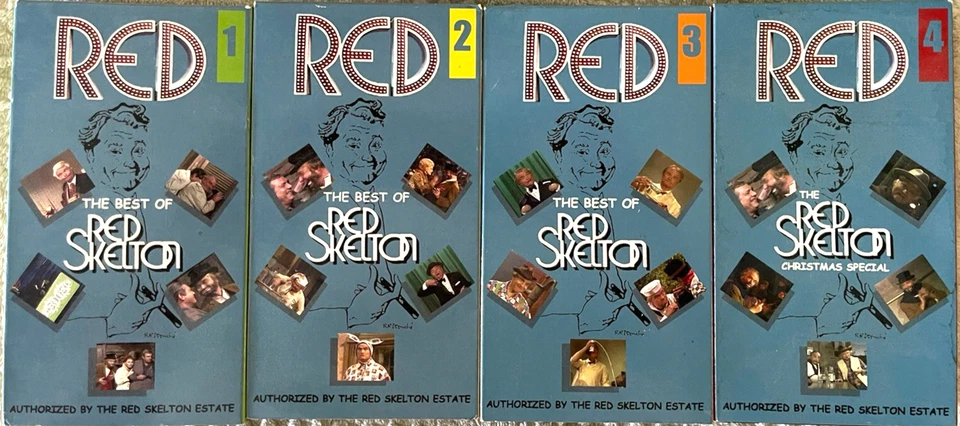 The Best of Red Skelton Vol 1-4 VHS Tapes Set - Image 2 of 4