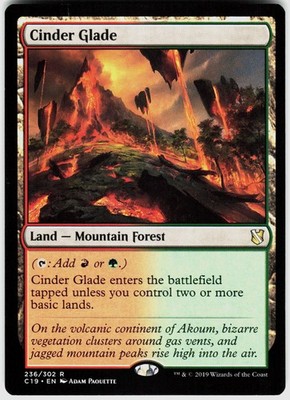 MTG - Cinder Glade/Zunderwald-Lichtung - C19 - EN - EX