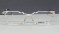 Humphrey's Brille Herren Damen transparent braun Havanna eckig klein