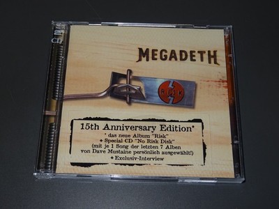 MEGADETH - RISK (15TH ANNIVERSARY EDITION) / 2-CD-SET 1999 (MINT-)