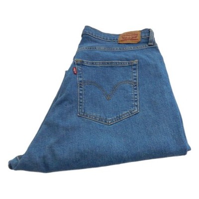 Levi High Waist Mom Jeans Tapered Stretch Gr. 18 Taille 36 Bein 29 W36 L29 (Q9187
