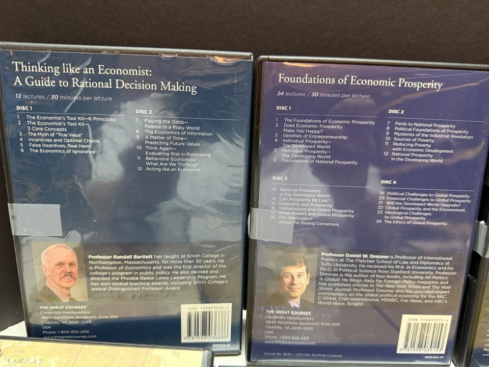 12 Great Courses DVDs Highschool Homeschool Economics History Science & MORE - Image 2 of 4