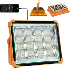 100W Solar LED Rechargeable 2400mah Battery Powered Worklight  IP66 for Outdoor