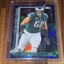 2023 Topps Chrome Base Jordan Mailata #245 Philadelphia Eagles Football Card
