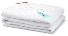 Wasserdichte gesteppte Matratzenauflage Premium 90x200 cm Wei&szlig;
