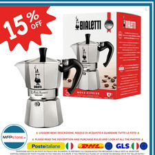 Caffettiera Moka Express Bialetti 4 tazze (190ml), Non adatta a induzione