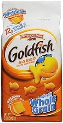 Pepperidge Farm Whole Grain Cheddar Goldfish Baked Snack Crackers