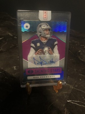 Dak Prescott 1/1 One Of One Auto 2020 Panini Illusions Shining Stars Cowboys 