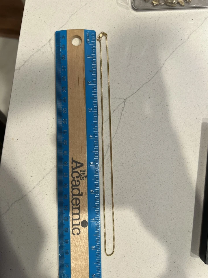 Cadena Gourmette Oro 14k 1,5 mm 17 pulgadas Foto 4 de 4