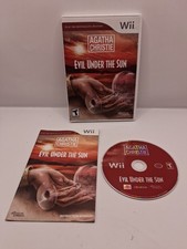 Agatha Christie: Evil Under the Sun Nintendo Wii 2008 CIB Complete In Box Tested